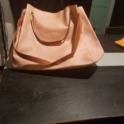 Un-Labeled Pink faux leather purse