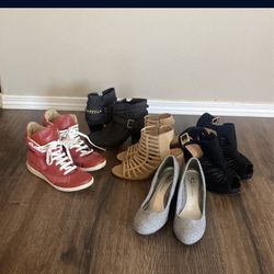 HUGE DISCOUNT! Ladies Heels/Boots/Shoes SIZE 6.5