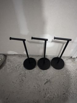 3x Toilet Roll Holders - CANE BAY