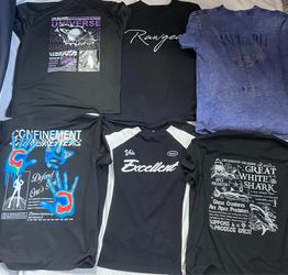Men’s Medium Graphic Tee Bundle | Streetwear Y2K Skater Shirts