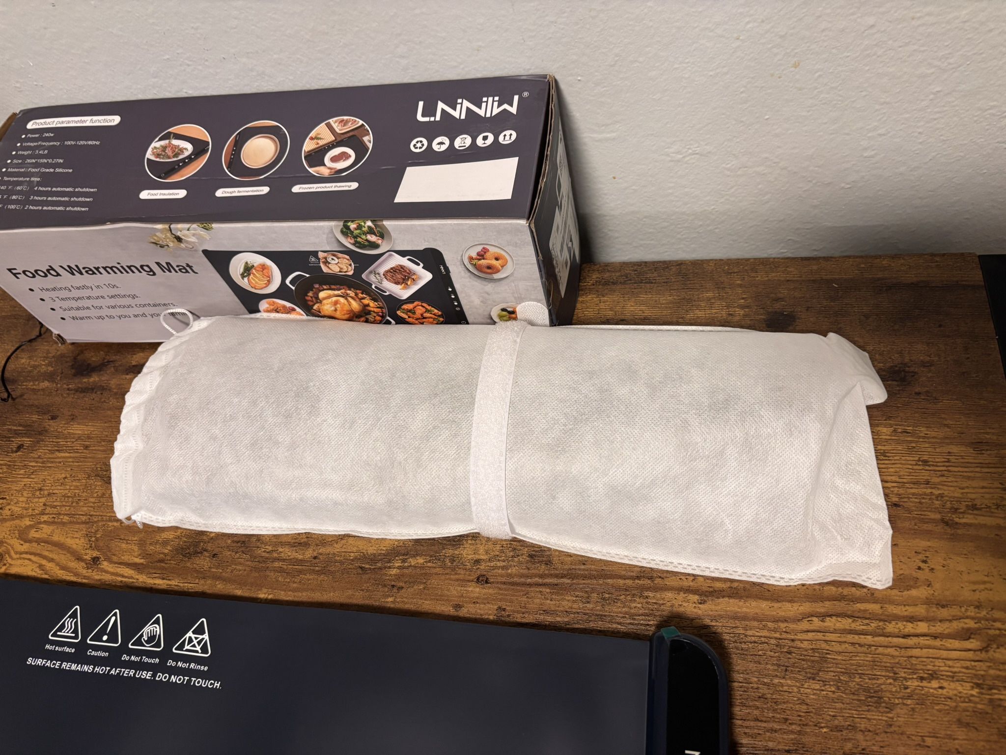 LINIW Electric Food Warming Mat – Large (Never Used)