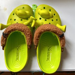 Brand New Shrek Crocs Classic Clogs