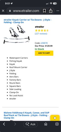 Kayak carrier