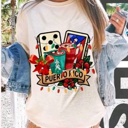 T-shirt Boricua Christmas