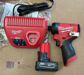 Milwaukee M12 fuel impact Driver battery , charger