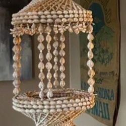 3 Tier 80in Vintage Pooka Shell Planter