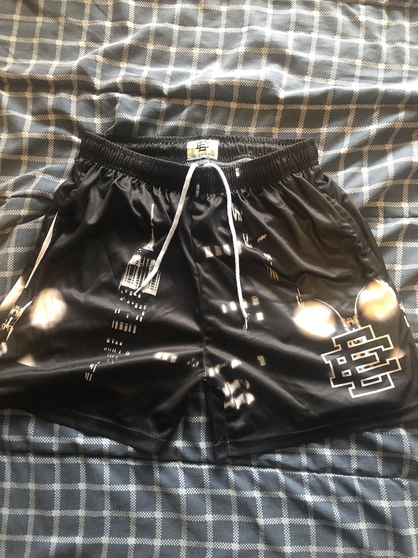 Eric Emanuele Black Shorts With Design