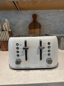 Roter Mond 4-Slice Toaster – White