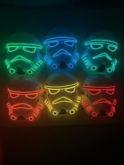 New Mask With Lights Star Wars