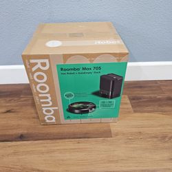 robot vacuum roomba max 705 -auto empty base black - new