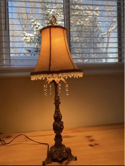 Vintage Crystal Lamp