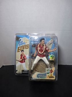 McFarlane Toys Elvis Presley Blue Hawaii Action Figure Sealed w/ Base . New