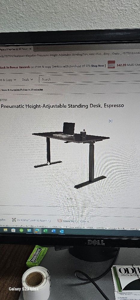 Automatic Ergonomic Table Or Desk Good for Standing or Sitting 
