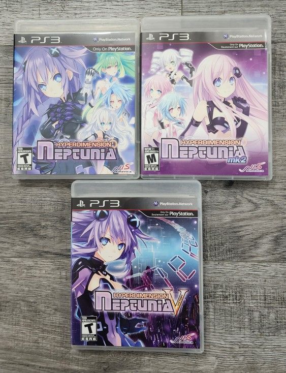 Hypertension Neptunia MK2 V Victory Playstation 3 Games