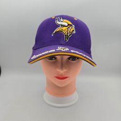 NFL Minnesota Vikings Purple/Yellow Adjustable Hat. 6