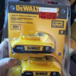 DeWalt Batteries, Work light And Electric Measuring Tape