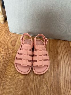 Mini Melissa Pink Toddler Girl Jelly Sandals Sz 8