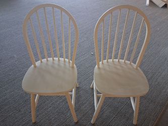 Wood Chairs 2 for $10