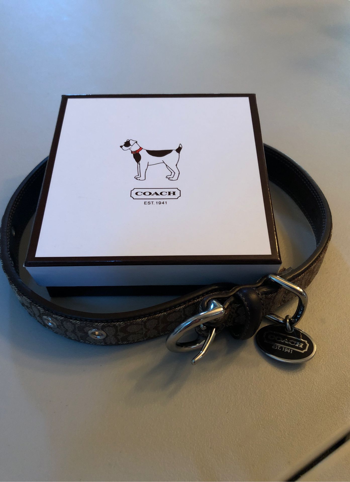 Coach dog collar