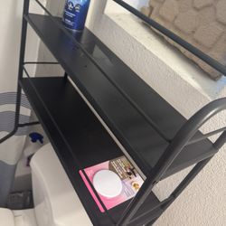 Over The Toilet 2 Tier Shelves