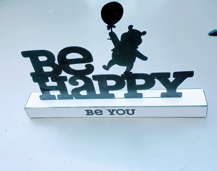 Disney Winnie The Pooh Be Happy Sign