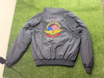 Vintage 2002 Relentless The Band America's Heroes NY Tour Jacket Tri-Mountain XL