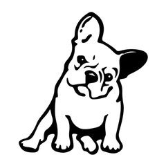 Frenchie Decal 