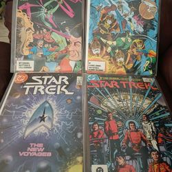 D C MARVEL STAR TREK COMIC BOOKS,  CLASSIC COVERED GOOD CONDITION OBO