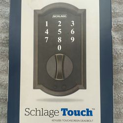 Schlage touch - keyless touch screen deadbolt,