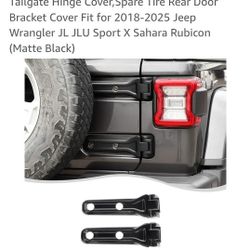 Tailgate Hinge Cover,Spare Tire Rear Door Bracket Cover Fit for 2018-2025 Jeep Wrangler JL JLU Sport X Sahara Rubicon
Brand new 
$25
