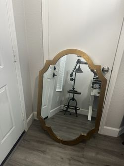 Gold Quatrefoil Mirror