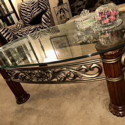 Glass Top Coffee Table 