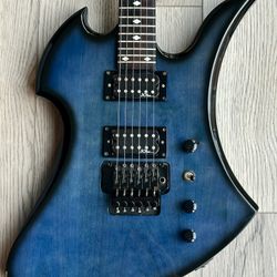 2000 BC Rich Mockingbird NJ Series Electric Guitar Blueburst