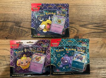 Pokemon Paldean Fates Tech Sticker Collection