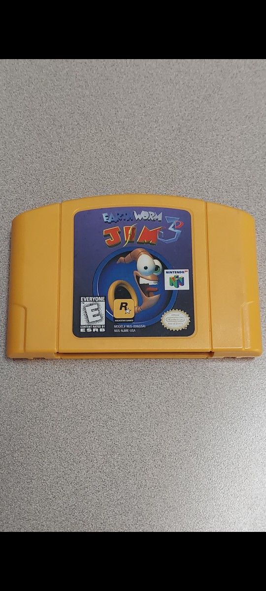 Earthworm Jim 3D ~ Rare Game