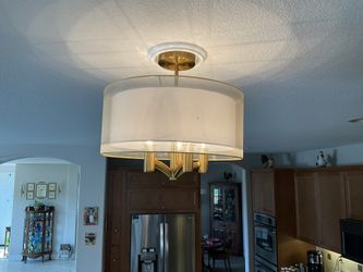2 Gold Kitchen And Living Room Ceiling Light
