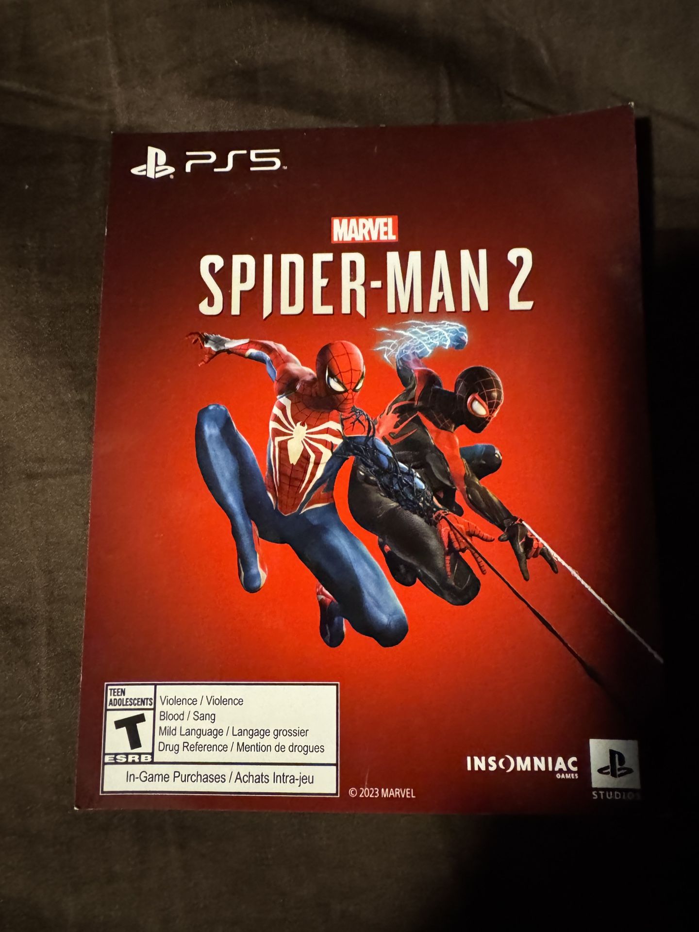 Spider-Man 2 for PS5 Redemption Code