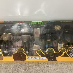 Neca TMNT Punk Disguise Turtles 2024 Exclusive Set