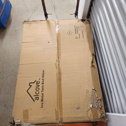 Unopened twin bed frame