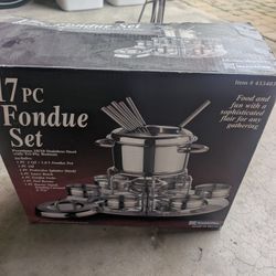Stainless Fondue Set
