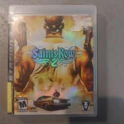Ps3 Game Saint Row 2 With Box And Manual 10 Dollars Firm 
