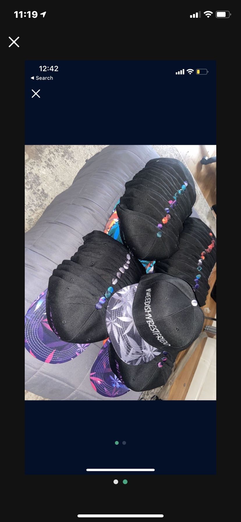 Weed Is My Best Friend Snap Back