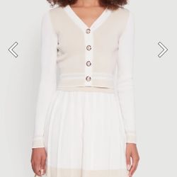 Daisy Cream Button-Up Cardigan