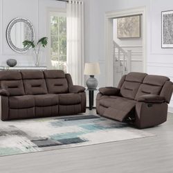 New Recliner Couch and Loveseat! Free Delivery 🚚! 