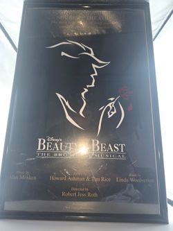 Disney's Beauty and the Beast Broadway Musical Poster