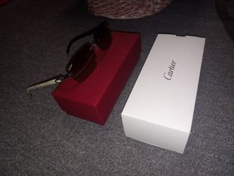 Buffs buffalo horn carti cartis Cartier sunglasses 1 to 1