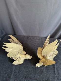 Vintage pair of Brass Roasters