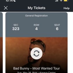 Bad Bunny Tix For MDW IN MIAMI 