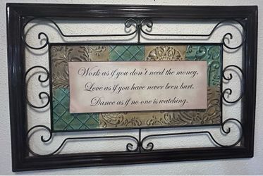 Work, Love,Dance Art decor