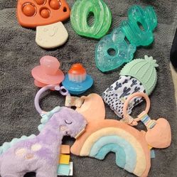 Itzy Ritzy Teething Toy Lot